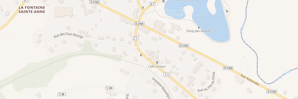 Plan du 5 Rue de la Gare à Saint-Caradec