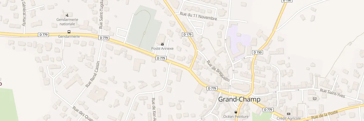 Plan du 22 Rue du Gen de Gaulle à Grand-Champ