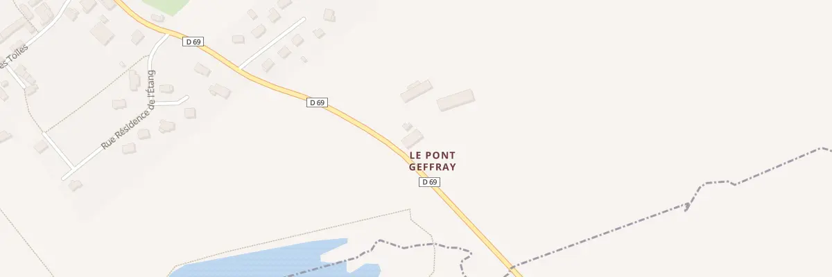 Plan du 5128 Le Pont Geffray à Saint-Thélo