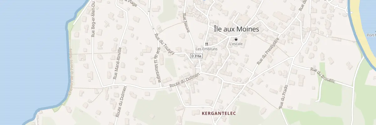 Plan du 5327 Rue de la Plage à Île-aux-Moines