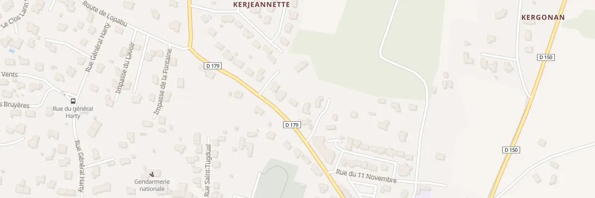 Plan du 38 Rte de Loperhet à Grand-Champ