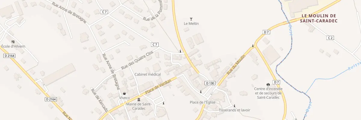 Plan du 7 Res Sainte Emerentienne à Saint-Caradec