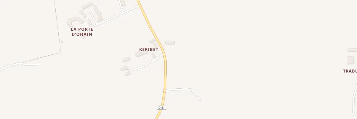 Plan du 17 Keribet à Allineuc