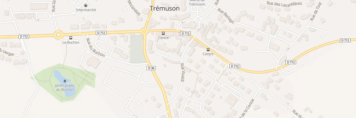 Plan du 3T Rue Antonio Vivaldi à Trémuson