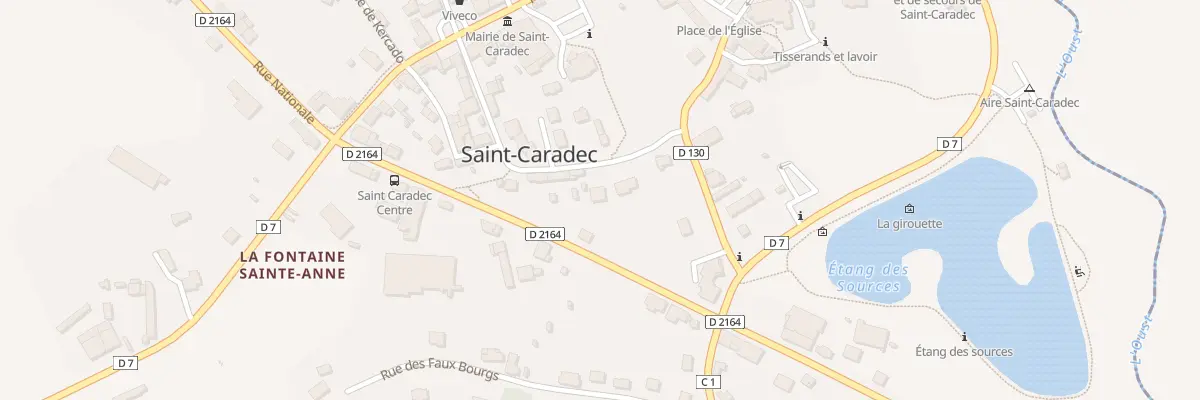 Plan du 3 Rue de Bellevue à Saint-Caradec