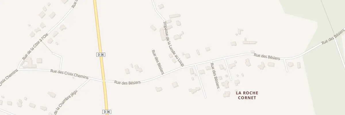 Plan du 1 Imp de la Lande au Loup à La Méaugon