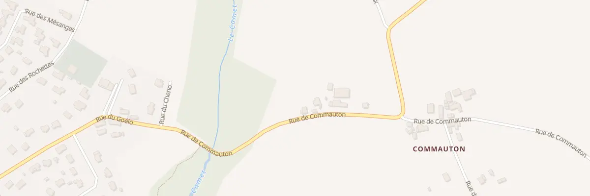 Plan du 6560 Commauton à Pordic