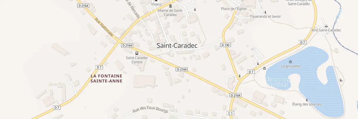 Plan du 9 Rue de Bellevue à Saint-Caradec