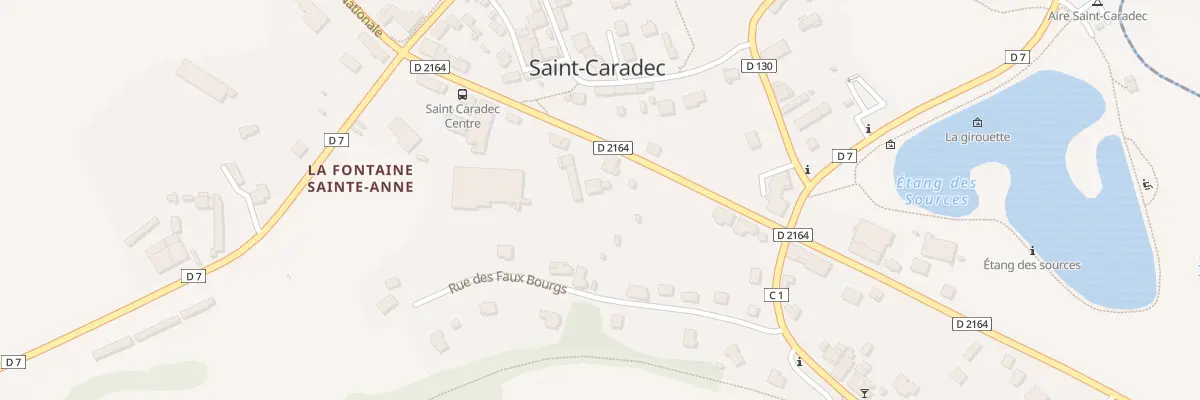 Plan du 21 Rue Nationale à Saint-Caradec