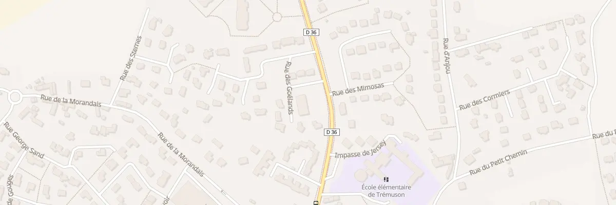 Plan du 5 Rue du Roselier à Trémuson