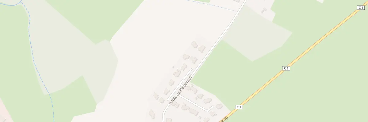 Plan du 13 Hameau de Kerponsal à Ploeren