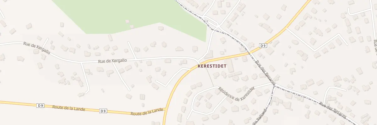 Plan du 1 Rue de Kergalio à Plourhan