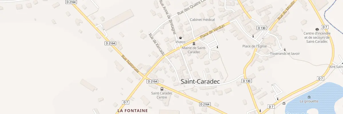 Plan du 11 Pl du Champ de Foire à Saint-Caradec