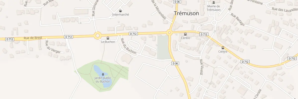 Plan du 1 Rue du Bûchon à Trémuson