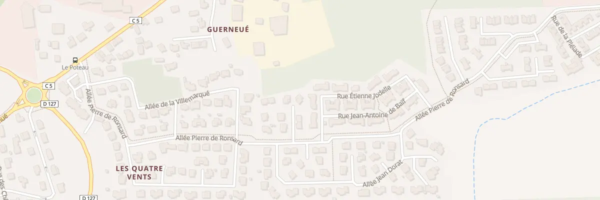 Plan du 6 All Rémi Belleau à Ploeren