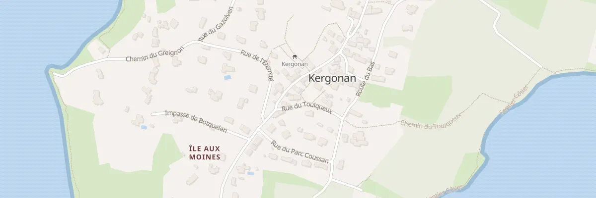 Plan du 5452 Kergonan à Île-aux-Moines