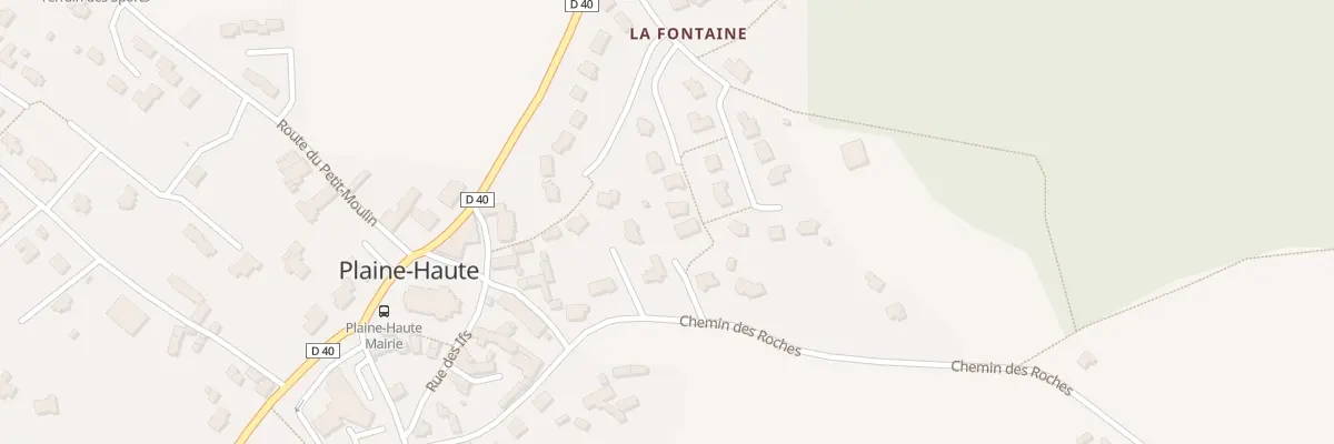 Plan du 3 Imp de la Futaie à Plaine-Haute
