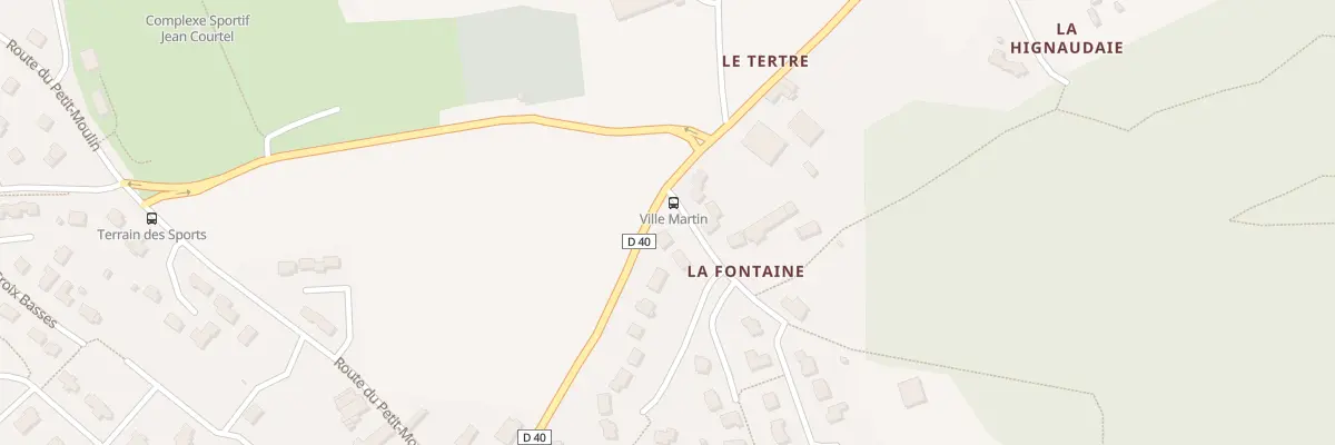 Plan du 2 Rue Residence de la Fontaine à Plaine-Haute