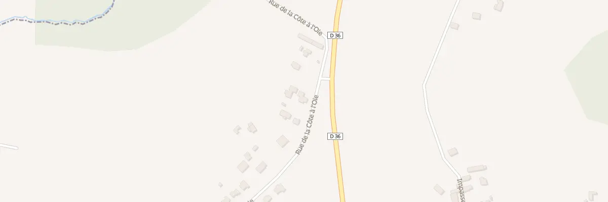 Plan du 12 Rue de la Côte à l’Oie à La Méaugon