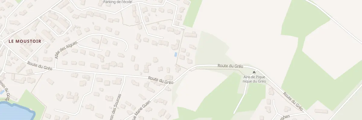 Plan du 33 Rte du Greo à Arradon