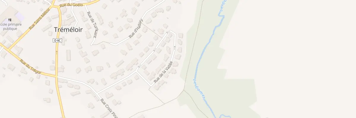 Plan du 22 Rue de la Vallée à Pordic