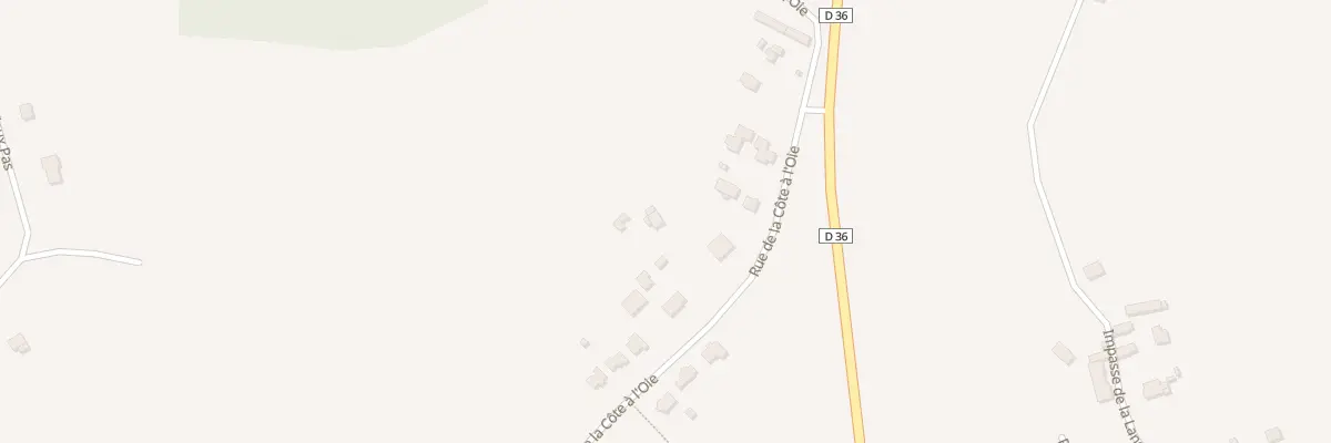 Plan du 20 Rue de la Côte à l’Oie à La Méaugon