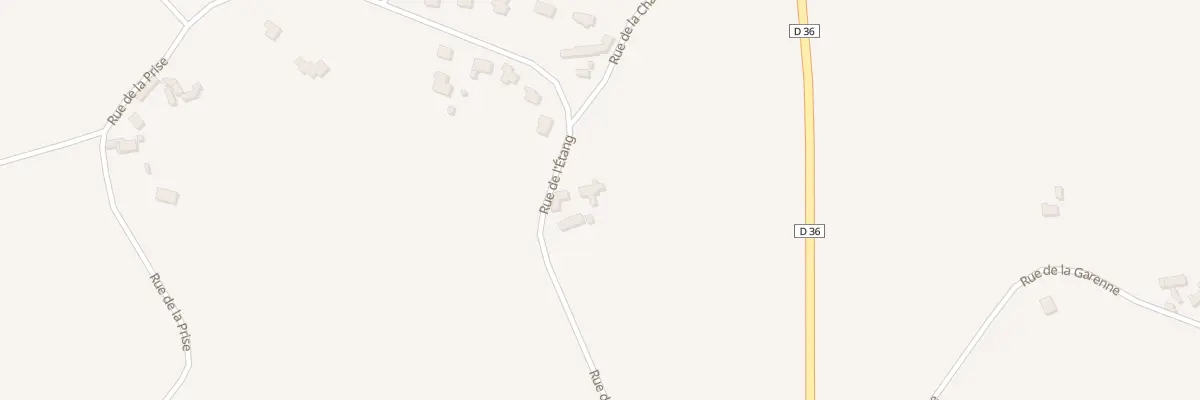 Plan du 12 Rue de l’Etang à La Méaugon