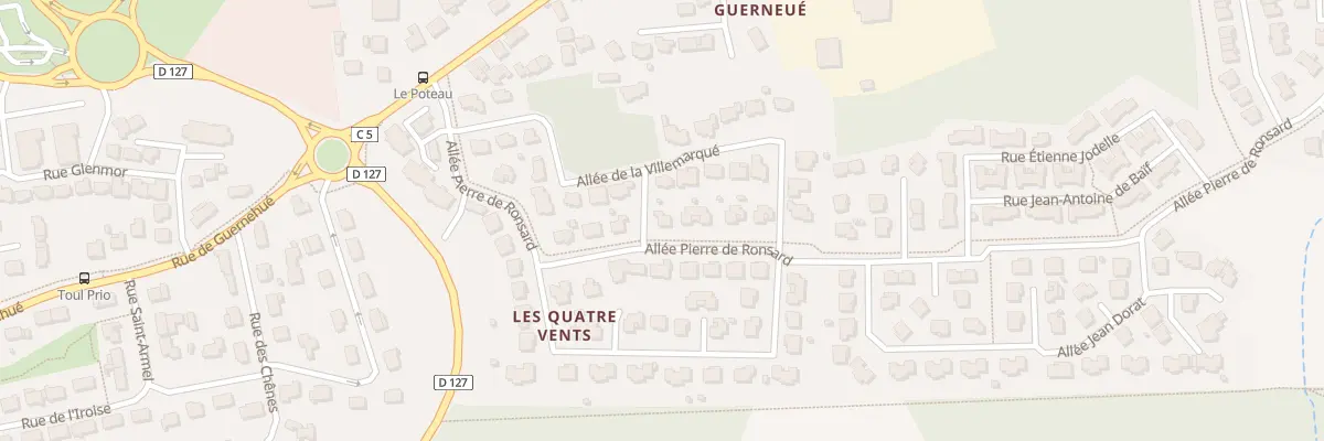 Plan du 2 All des Mathurin à Ploeren