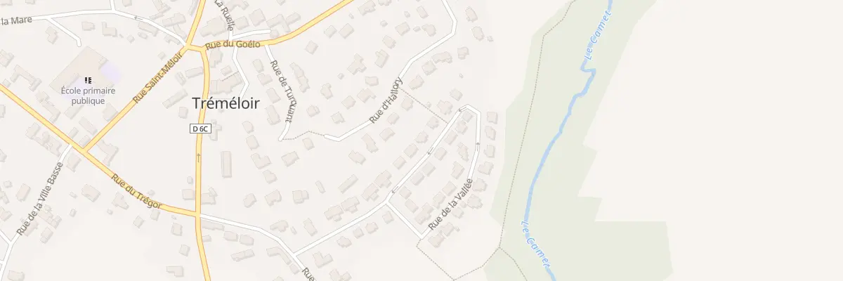 Plan du 36 Rue de la Vallée à Pordic