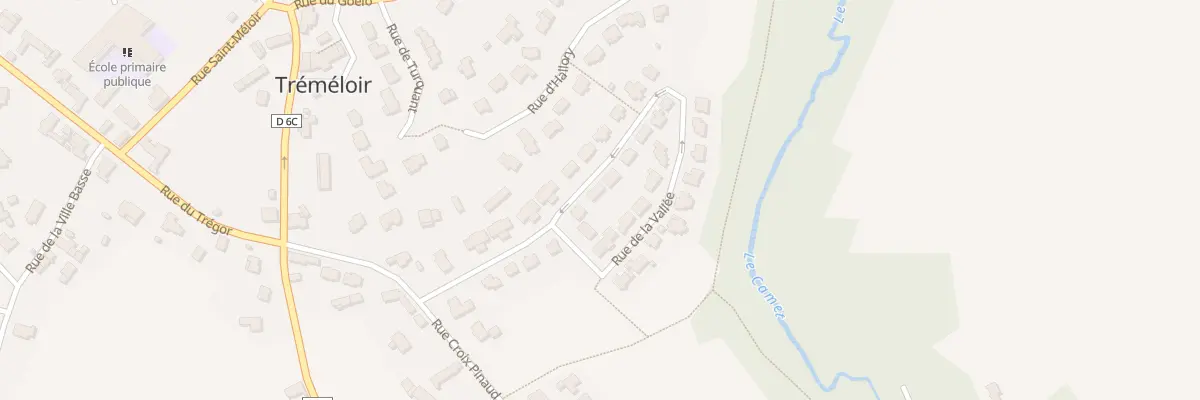 Plan du 45 Rue de la Vallée à Pordic