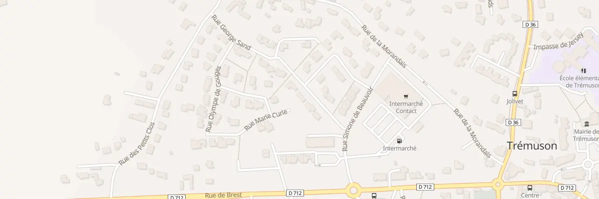 Plan du 5 Rue George Sand à Trémuson