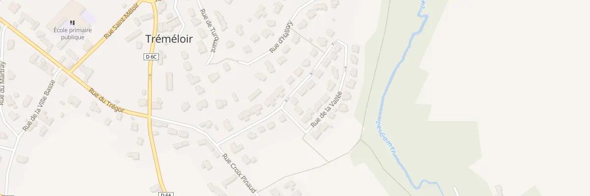 Plan du 47 Rue de la Vallée à Pordic