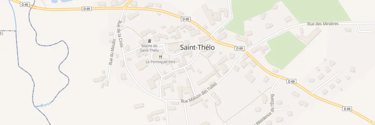 Plan du 3 Rue des Tisserands à Saint-Thélo