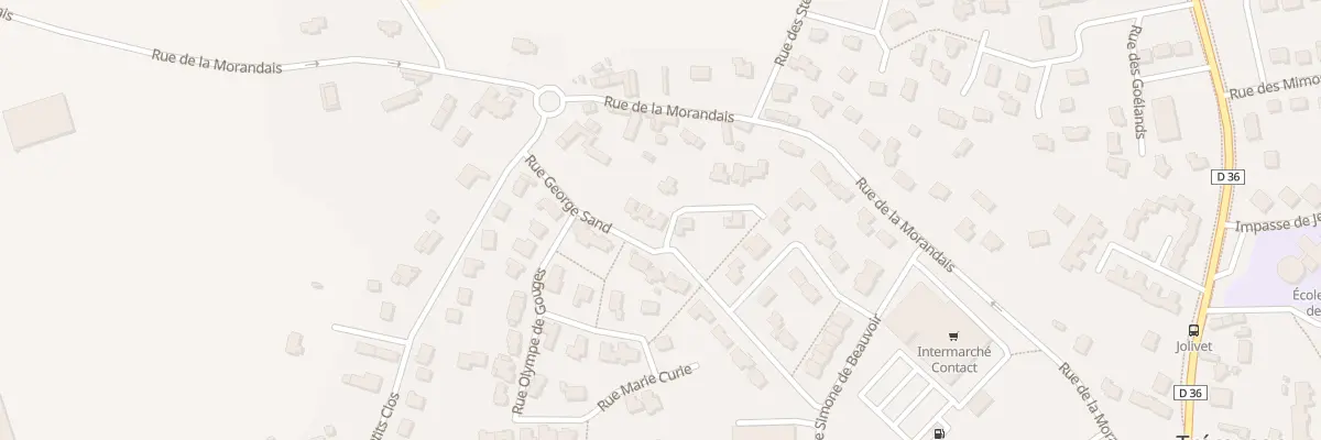 Plan du 6 Rue George Sand à Trémuson