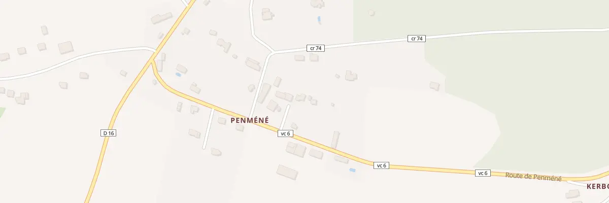 Plan du 5355 Pen Mene à Moustoir-Ac