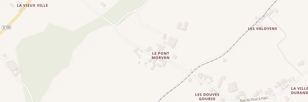 Plan du 5 Le Pont Morvan à Plourhan