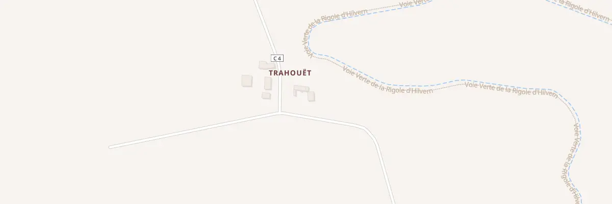 Plan du 1 Trahouët à Hémonstoir