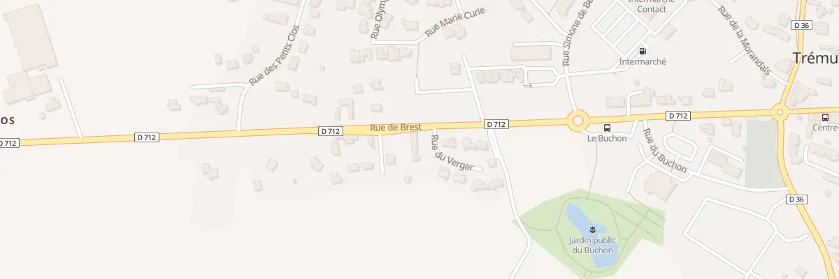 Plan du 2 Rue du Verger à Trémuson