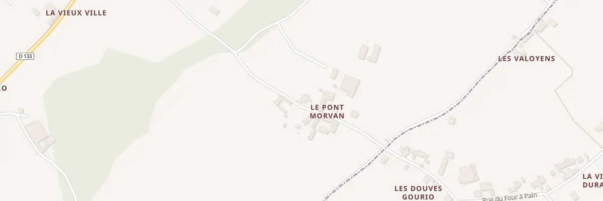 Plan du 3 Le Pont Morvan à Plourhan