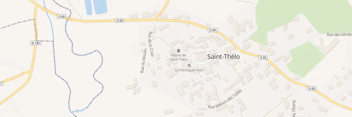 Plan du 7 Pl de la Mairie à Saint-Thélo