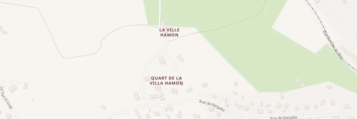 Plan du 54 Rue de Kergalio à Plourhan