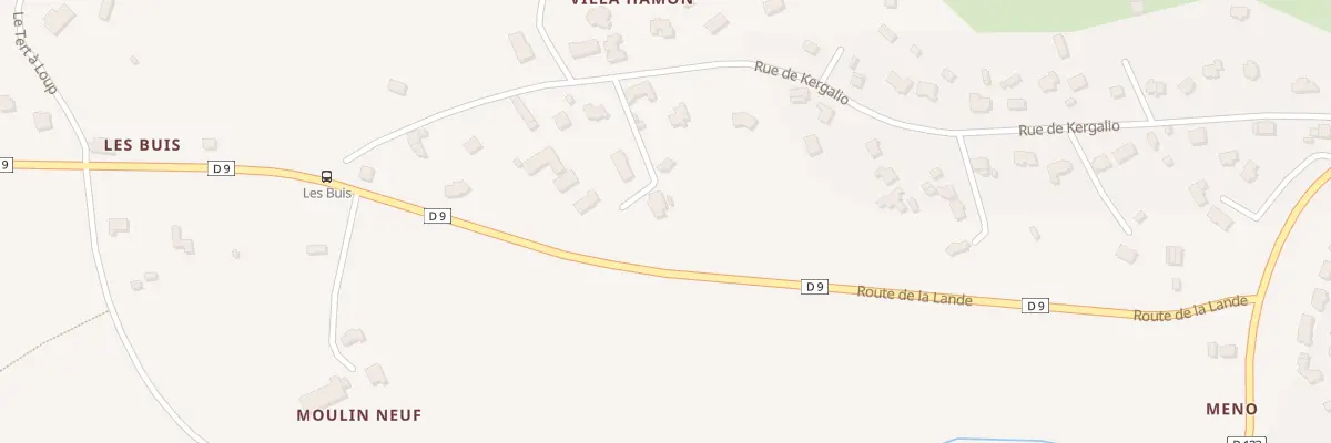 Plan du 43 Rue de Kergalio à Plourhan