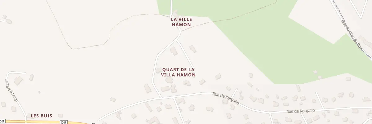 Plan du 52 Rue de Kergalio à Plourhan
