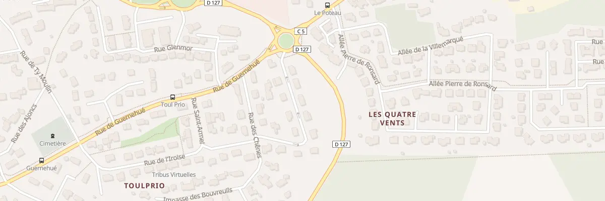 Plan du 5 Rue des Quatre Vents à Ploeren