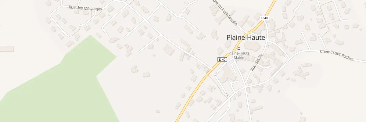 Plan du 5 Rue La Ville Ruinee à Plaine-Haute