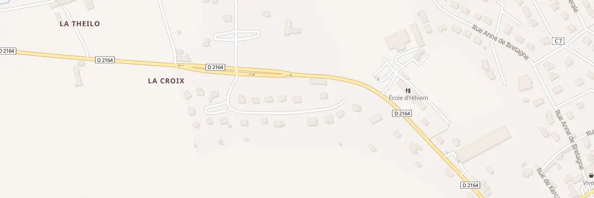 Plan du 9 Rue de la Croix à Saint-Caradec