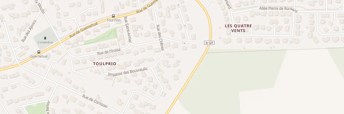 Plan du 7A Rue des Chênes à Ploeren