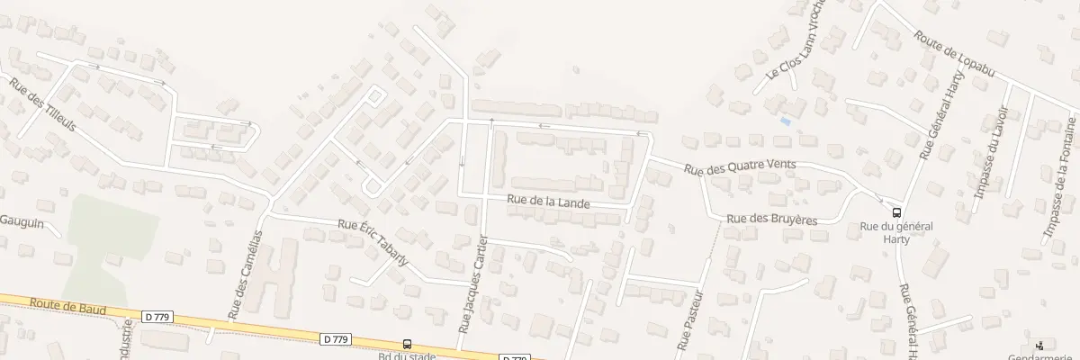 Plan du 22 Rue de la Lande à Grand-Champ