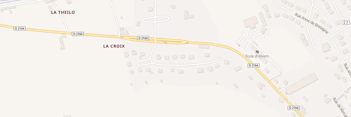 Plan du 5 Rue de la Croix à Saint-Caradec