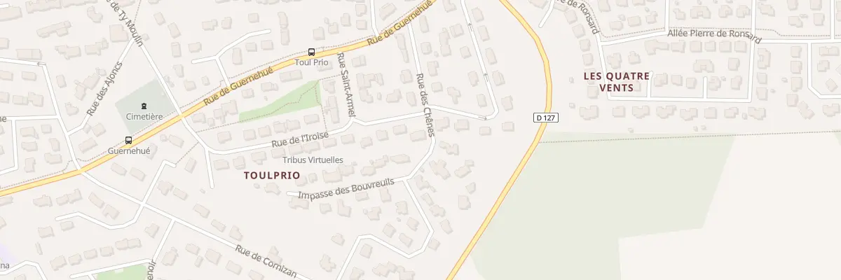Plan du 10 Rue des Chênes à Ploeren